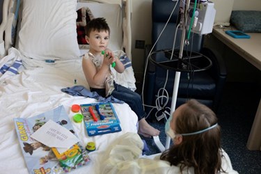 Inside a COVID ward at an Augusta, Georgia Children's Hospital