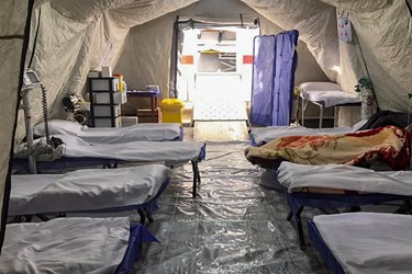  بیمارستان صحرایی در زهکلوت کرمان