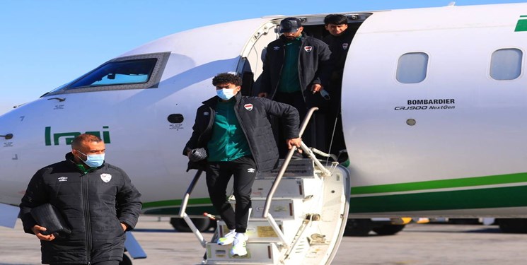 بعثة منتخب العراق تصل طهران