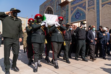 تشییع پیکر شهید «علی‌اکبر رنجبر» در شیراز