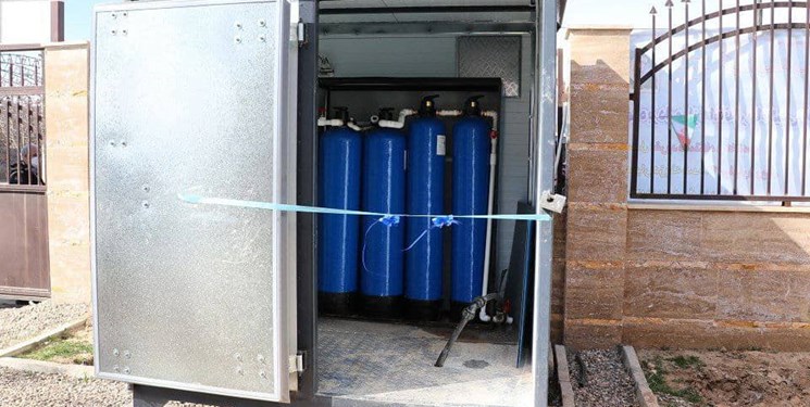 اولین دستگاه آب شیرین کن آبفای استان قزوین  به بهره برداری رسید