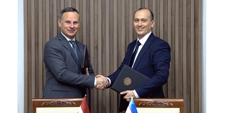 امضای «نقشه راه» مشترک همکاری‌های ازبکستان و لتونی در زمینه حمل و نقل