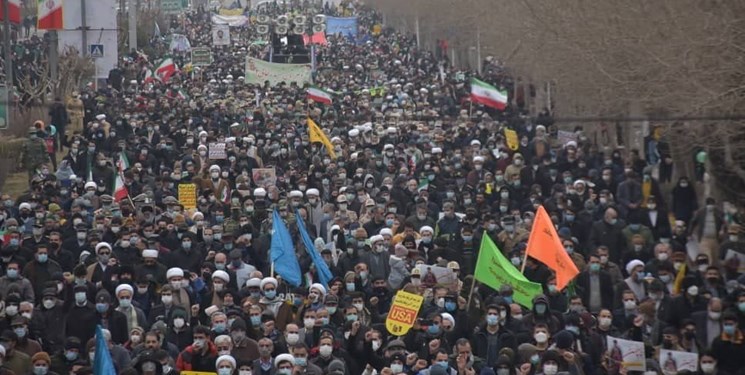 راهپیمایی 22 بهمن در بجنورد آغاز شد