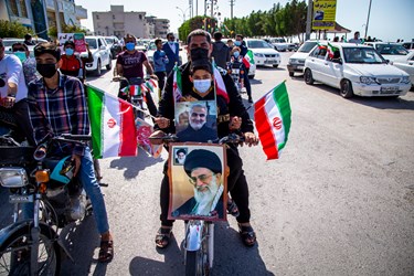 شکوه راهپیمایی 22 بهمن در بندر کنگان