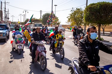 شکوه راهپیمایی 22 بهمن در بندر کنگان