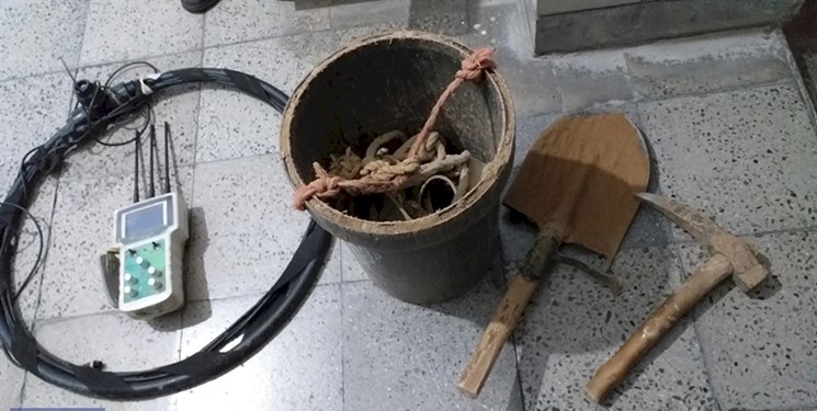 انهدام باند ۵ نفره حفاران غیر مجاز آثار تاریخی در مسجدسلیمان
