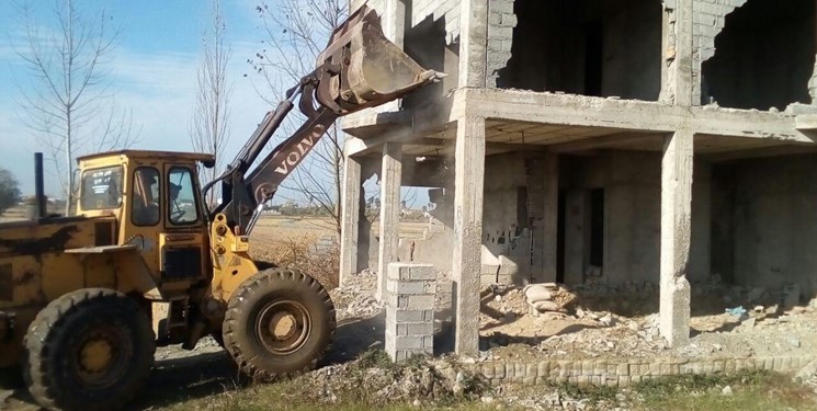 تخریب 20 مورد ساخت و ساز غیر مجاز در قزوین