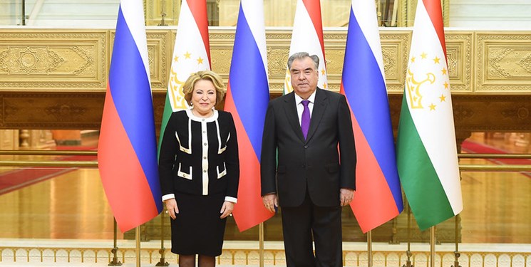 دیدار رئیس شورای فدراسیون روسیه با رئیس جمهور تاجیکستان