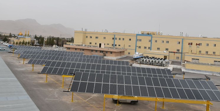 بزرگترین نیروگاه خورشیدی بیمارستان‌های کشور در شهرضا احداث شد