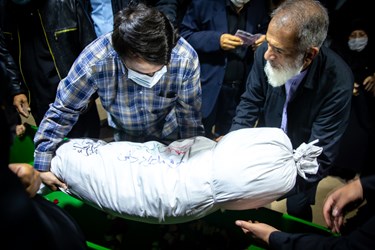 مراسم وداع با شهید مدافع حرم محمد جواد رستمی  در معراج شهدای تهران
