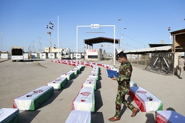 ورود پیکر 72 شهید تازه تفحص شده به کشور
