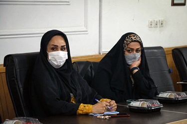 خبرنگاران خبرگزاری فارس در خوزستان از سمت راست: خانم ها سمیرا نعیمی و عاطفه اسماعیلی منش 