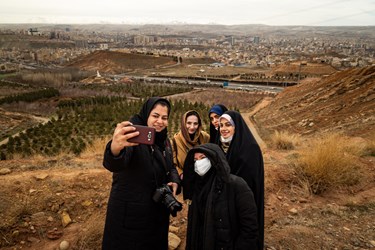 در حاشیه بازدید خبرنگاران از اماکن و جاذبه های تفریحی و گردشگری تفرجگاه عینالی تبریز