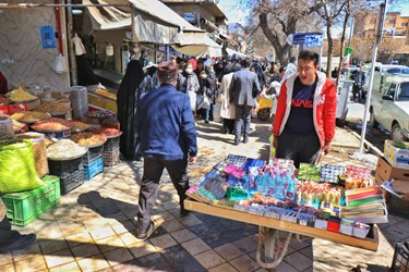 حال و هوای بازار همدان در آستانه نوروز