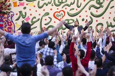 مدیحه‌سرایی سیدمجید بنی‌فاطمه در جشن نیمه‌شعبان هیات ریحانه‌الحسین(س)