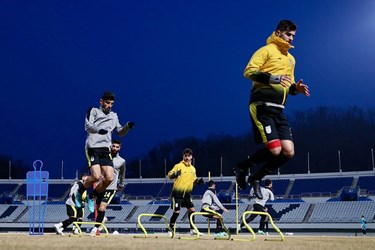 گزارش تصویری از روز دوم تمرین تیم ملی فوتبال در کره جنوبی