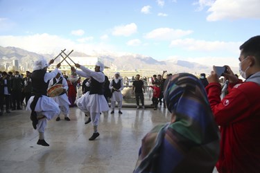 رقص محلی تربت جام در جشنواره نوروزی برج میلاد تهران
