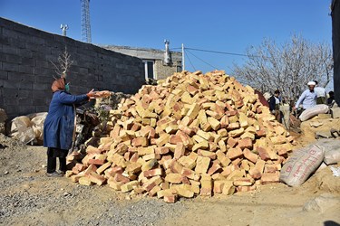 خدمت‌رسانی جهادگران بسیجی در خراسان‌شمالی