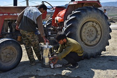   خدمت‌رسانی جهادگران بسیجی در خراسان‌شمالی 