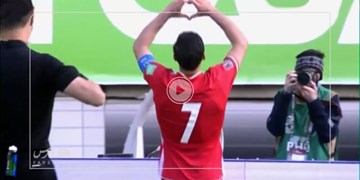 فیلم| گل دوم تیم ملی ایران به لبنان توسط علیرضا جهانبخش
