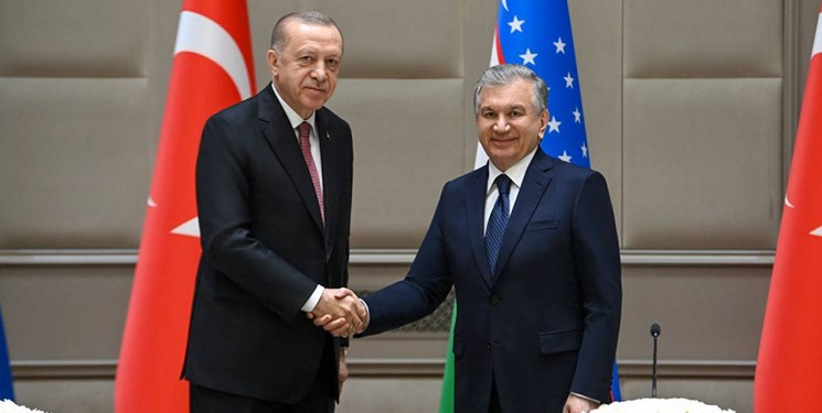 تاکید روسای جمهور ازبکستان و ترکیه بر تعمیق مشارکت راهبردی