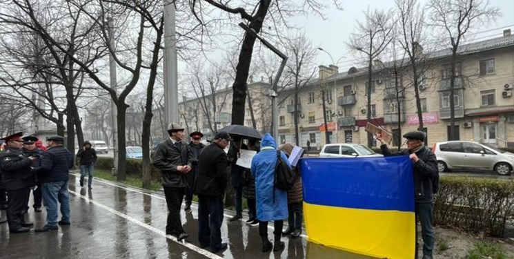 ممنوعیت برپایی تظاهرات در حمایت از روسیه یا اوکراین در قرقیزستان