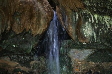 آبشار «زیراه»  در دل نخلستان بوشهر