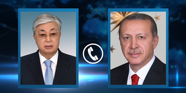 اوضاع منطقه و بین‌الملل محور رایزنی  رؤسای جمهور قزاقستان و ترکیه