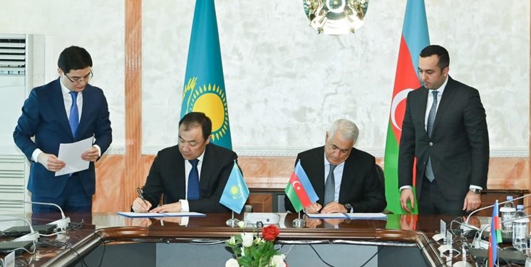 امضای توافقنامه همکاری‌های لجستیکی بین راه‌آهن قزاقستان و آذربایجان
