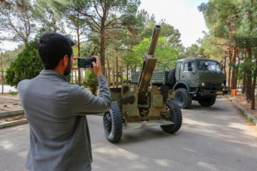 نمایشگاه دستاوردهای تجهیزات نظامی ارتش در اصفهان