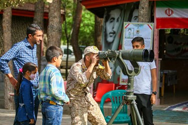 نمایشگاه دستاوردهای تجهیزات نظامی ارتش در اصفهان