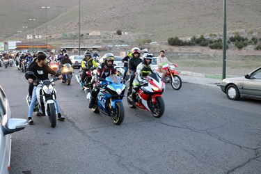 رژه موتورهای سنگین در زنجان