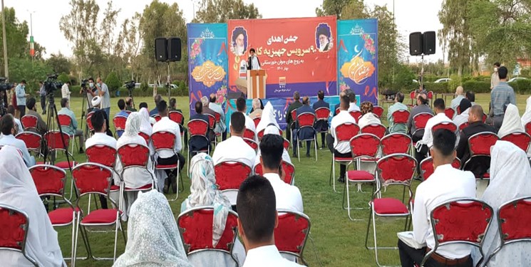 اهدای ۹۰ سرویس جهیزیه به زوج‌های جوان خوزستانی