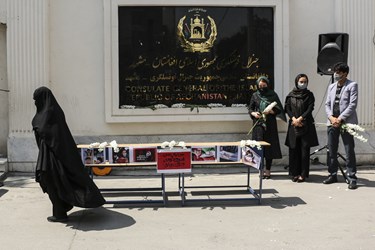 تجمع دانش آموزان مشهدی در محکومیت حملات تروریستی به مراکز آموزشی در کابل