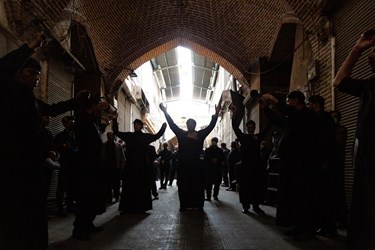 آئین سوگواری شهادت امام علی(ع) در بازار تبریز