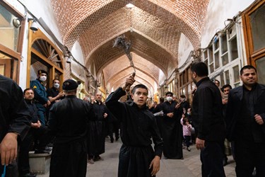 آئین سوگواری شهادت امام علی(ع) در بازار تبریز