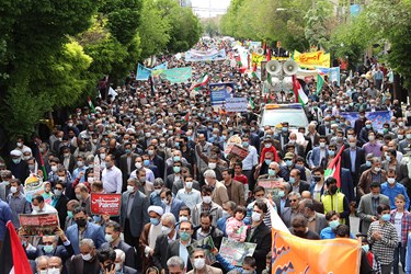 راهپیمایی روز قدس در شهرکرد