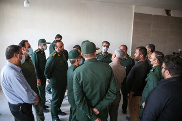  بازدید رئیس بسیج مستضعفان از قرارگاه مدینه النبی (ص) شیراز