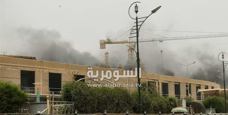 آتش‌سوزی در نزدیکی حرم امام حسین(ع)+ویدئو