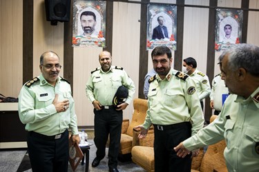  مراسم تودیع و معارفه رئیس پلیس آگاهی تهران بزرگ