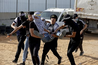 حملات نظامیان صهیونیستی به معترضان فلسطینی