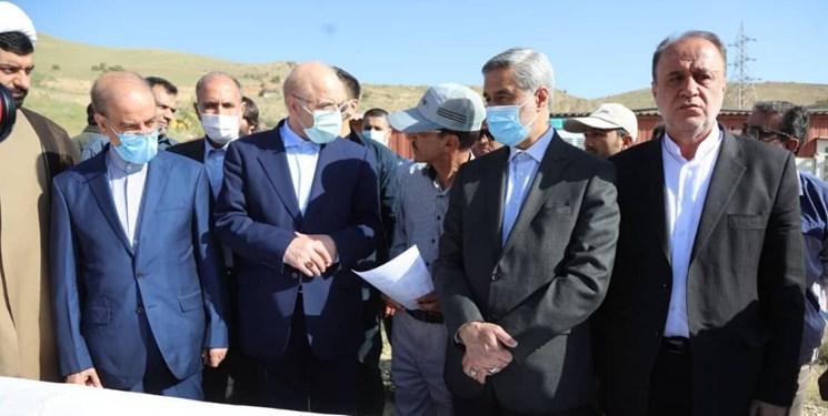 بازدید رئیس مجلس از سد مخزنی گرین