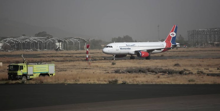 انجام اولین پرواز تجاری از فرودگاه بین‌المللی صنعاء به مقصد قاهره