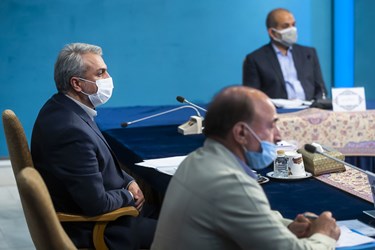 سیدرضا فاطمی امین وزیر صمت در جلسه شورای عالی محیط زیست
