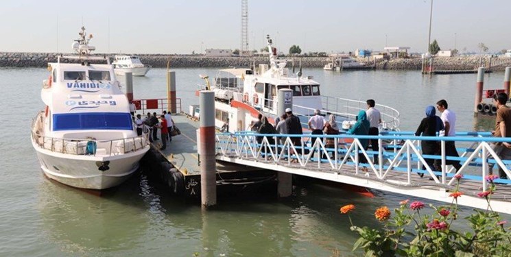 زائران اربعین از مرز دریایی آبادان و خرمشهر به کربلا اعزام می‌شوند