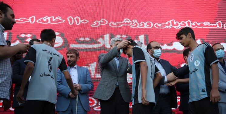 برگزاری اختتامیه جام استعدادیابی ورزشی در محله هرندی تهران توسط ستاد اجرایی فرمان حضرت امام