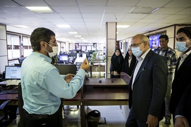  بازدید عبدالرسول پورعباس رئیس سازمان سنجش آموزش کشور از تحریریه خبرگزاری فارس