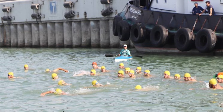 قهرمانی ساری  در لیگ برتر شنا آب‌های آزاد + فیلم
