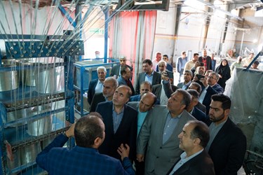 بازدید اعضای کمیسیون جهش تولید از واحدهای صنعتی فارس