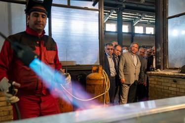 بازدید اعضای کمیسیون جهش تولید از واحدهای صنعتی فارس